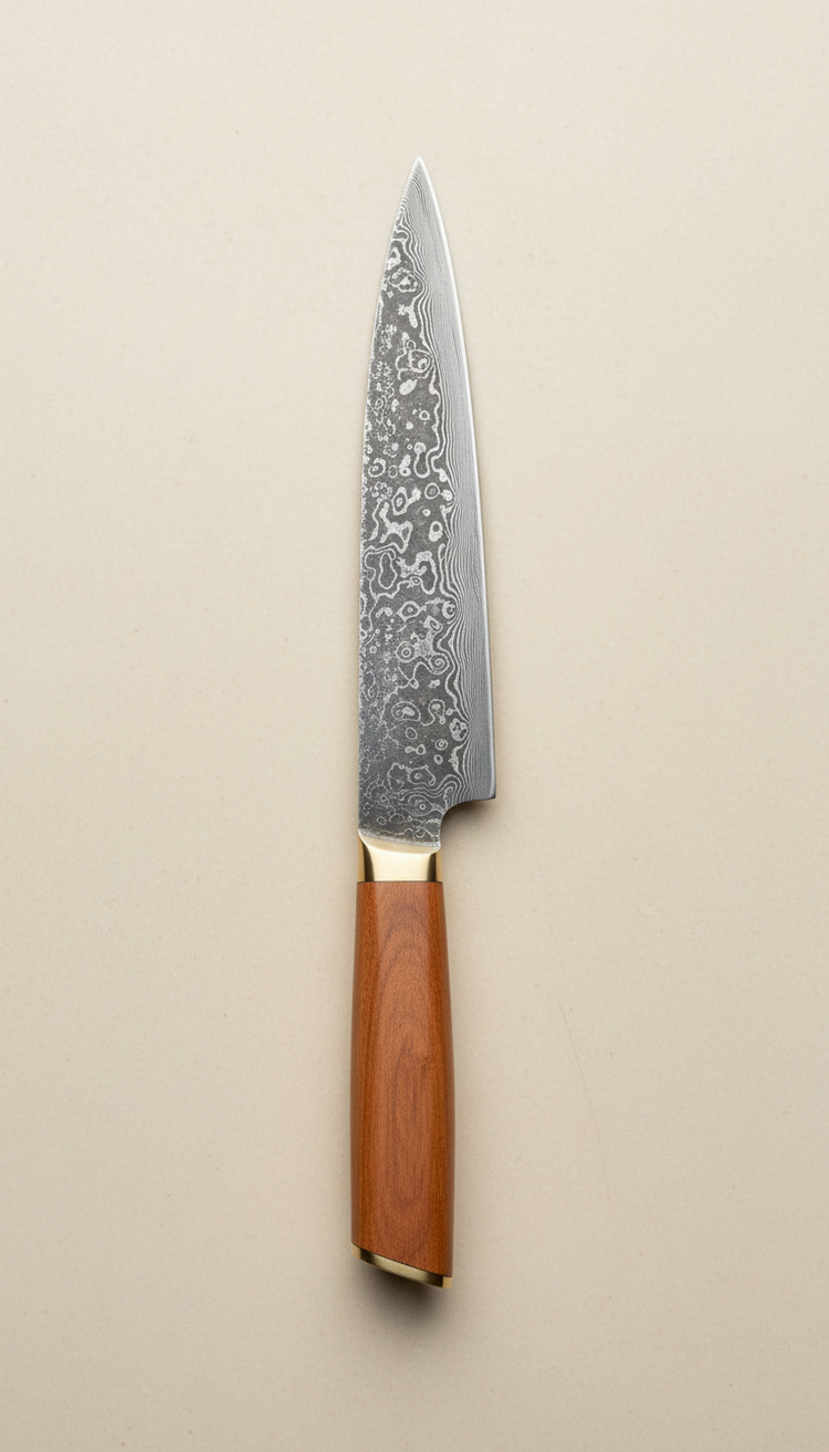 Damascus Steel Chef’s Knife with Maple Handle