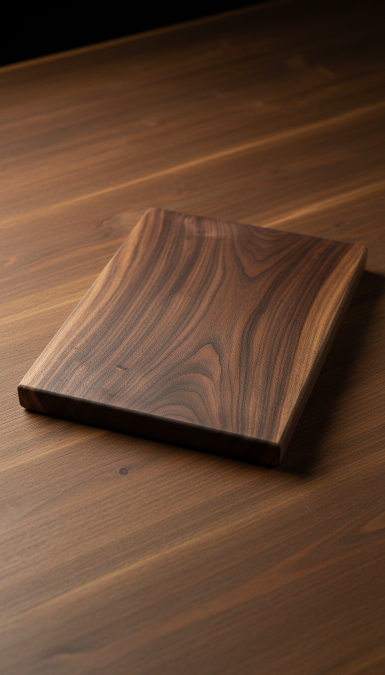 Solid Wood Cutting Board with Juice Groove