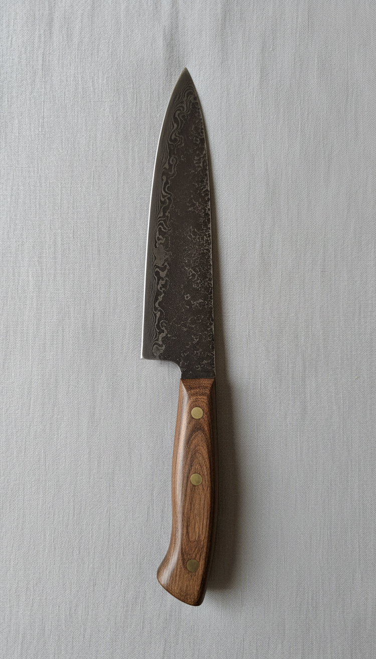 Forged Steel Chef’s Knife, 8-Inch Blade